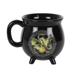 Cană Termosensibilă Dragon Mabon Anne Stokes 350ml, Cazan Magic, Roata Anului, Design Inedit, Cadou Special