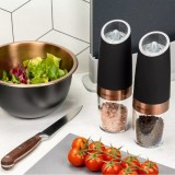 Set 2 rasnite pentru sare si piper, electrice, activare automata, capacitate 50 ml, Kinghoff