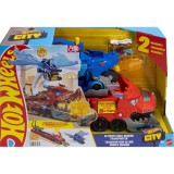 Transportator cu doua masini, Hot Wheels, Dual Dragon Ultimate , JBM72