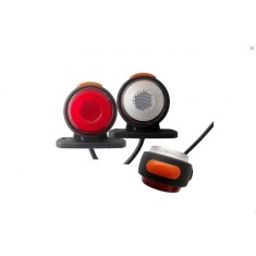 Lampa gabarit laterala LED NEON alb rosu 12-24V