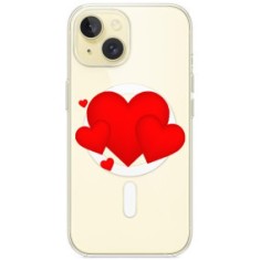 Husa personalizata apple iphone 14, magsafe, heart foto