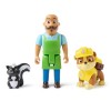 Set 3 figurine Patrula Catelusilor (Paw Patrol) Rubble si Mr Porter, Spin Master, plastic, 3+ ani, multicolor
