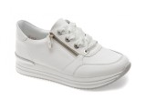 Cumpara ieftin Pantofi sport REMONTE albi, D1302, din piele naturala