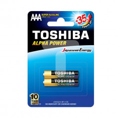 Baterii Toshiba ALPHA POWER AAA R3 alcaline blister 2buc