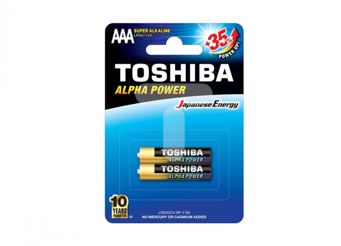 Baterii Toshiba ALPHA POWER AAA R3 alcaline blister 2buc