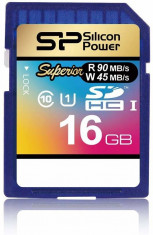 Card de memorie Silicon Power Superior Class 10 16GB UHS-I foto