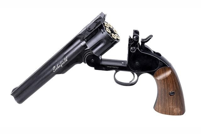 Revolver SCHOFIELD ASG S&amp;W model ANTICHIZAT airsoft 6INCH