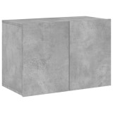 Cumpara ieftin Comoda TV de perete, gri beton, 60x30x41 cm