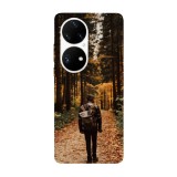 Husa compatibila cu Huawei P50 model Forest walk, Silicon, TPU, Viceversa, Transparent, Carcasa