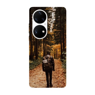 Husa compatibila cu Huawei P50 model Forest walk, Silicon, TPU, Viceversa foto