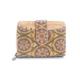 Cumpara ieftin Portofel compact din pluta cu portcard detasabil