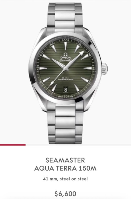 CEAS OMEGA SEAMASTER - Aqua Terra 150M - Cal. 8900 - 41mm - Green Dial !