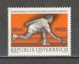 Austria.1976 C.M. de sport pe asfalt MA.835, Nestampilat