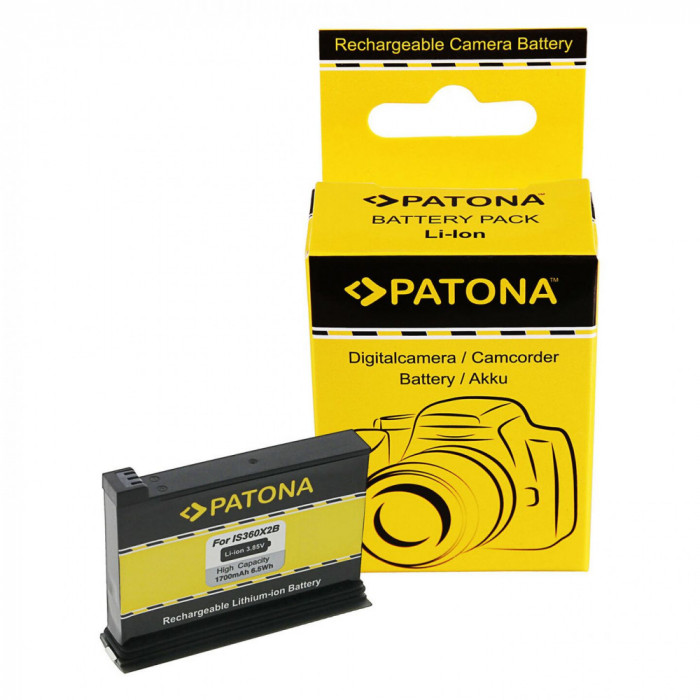 Acumulator /Baterie PATONA f. Insta360 One X2 IS360X2B pentru Cam 360&deg;- 1358