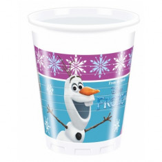 Pahare de plastic pentru petrecere Olaf Frozen foto