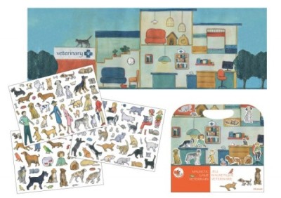 La medicul veterinar, set magnetic, Egmont Toys foto