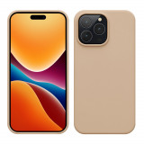 Husa Kwmobile pentru Apple iPhone 14 Pro Max, Silicon, Crem, 59074.154, Carcasa