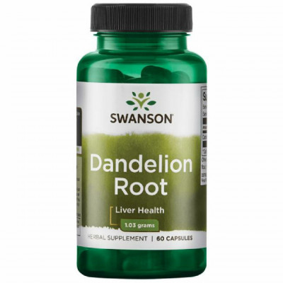Dandelion Root 515mg 60cps Swanson foto