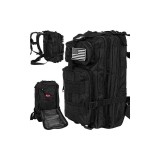 Rucsac mic de drumeție Trizand 23089, negru,44 x 24 x 20 cm