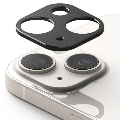 Protectie camera iPhone 15 Ringke Camera Styling, negru foto