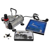 Gossi set compresor aerograf cu 2 pistoale