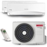 Aparat de aer conditionat multisplit Ariston 1 x 9000 BTU, 1 x 12000 BTU, Prios 55 Dual XD0