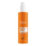 Spray pentru protectie solara cu SPF50+ Sun, 200 ml, Avene