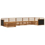 vidaXL Set de canapele de exterior 7 pcs natural 3383612