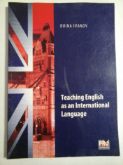 TEACHING ENGLISH AS AN INTERNATIONAL LANGUAGE - DOINA IVANOV foto