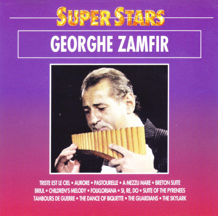 CD: Gheorghe Zamfir - Super Stars ( original, stare foarte buna )