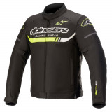 Cumpara ieftin Geaca Moto Impermeabila Alpinestars T-SP S Ignition Waterproof Jacket, Negru/Alb/Galben, Extra-Large