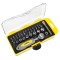 Set biti cu cheie clichet 38 piese REBEL RB-1104