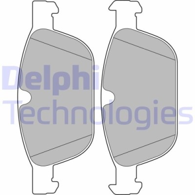 Delphi set placute frana, frana disc foto