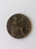 MONEDA ANGLIA ONE PENNY 1897 victoria., Europa