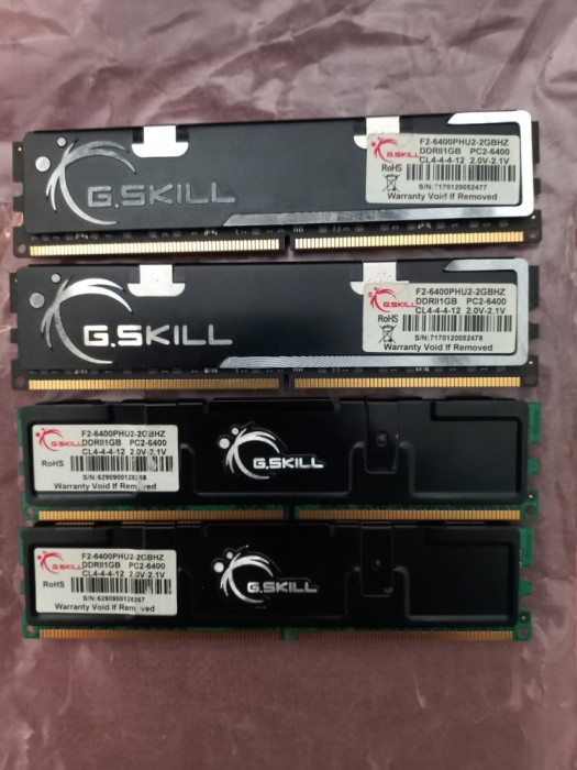 !okazie -&gt;Kit Memorie desktop, G.SKILL !, 4X1GB, DDR2, 800MHz, latente mici
