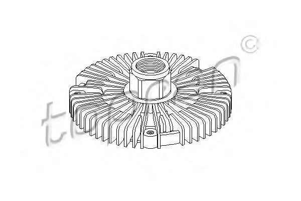 Vascocuplaj / Cupla ventilator radiator FORD TRANSIT platou / sasiu (E) (1994 - 2000) TOPRAN 302 003