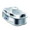 Aparat de preparat iaurt Hausberg, 50 W, 1.6 L, 220 V, 8 cani, display LED, semnal sonor, capac transparent, Argintiu