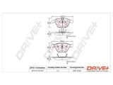 Dr!ve+ DP1010.10.0767 set placute frana,frana disc