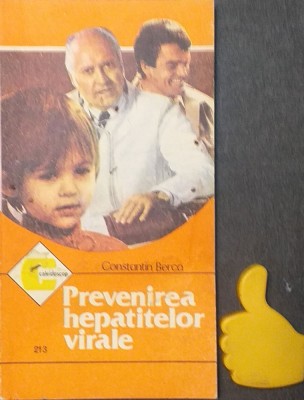 Prevenirea hepatitelor virale Constantin Berca foto