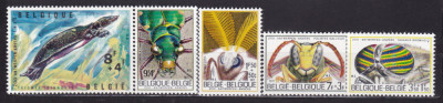 BELGIA 1965/1971 ZOO SERII MNH foto