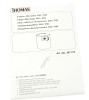 PAPIERFILTERSĂ&bdquo;CKE 787179 pentru aspirator THOMAS