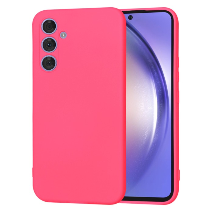 Husa silicon Samsung Galaxy A54 Techsuit SoftFlex, fucsia