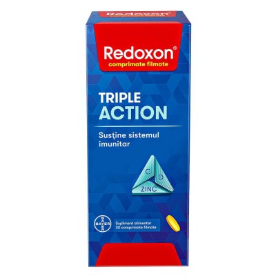Redoxon Triple Action 30 comprimate filmate Bayer foto