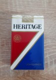 RAR : Pachet PLIN cu tigari HERITAGE anii 1980, MADE IN USA
