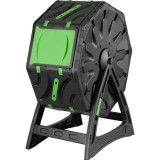 Compostor rotativ de gradina Strend Pro, 70 L, negru, 55,5x36x72 cm