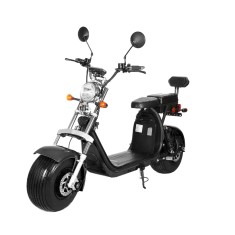 Scuter electric SHANSU CP1.1 &ndash; HOINAR, 2 locuri, motor 1500w,25km/h,Negru,35-80km