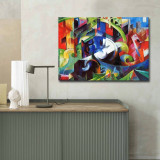 Tablou decorativ, 70100FAMOUSART-033, Canvas, 70 x 100 cm, Multicolor, Canvart