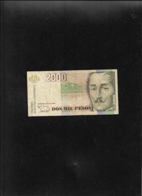 Rar! Columbia 2000 2.000 pesos 1999 seria45288990 foto