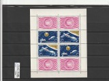 ROMANIA 1975 LP 888 a COSMONAUTICA BLOC MNH NESTAMPILAT