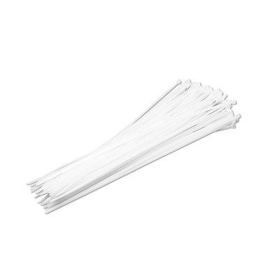 Colier plastic alb 380x4,8 foto